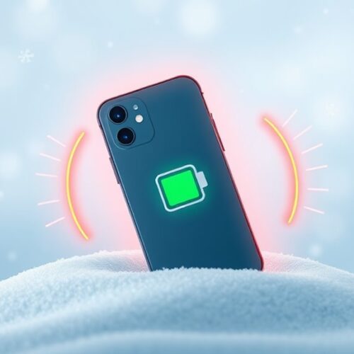 Jak dbać o baterię iPhone’a zimą?