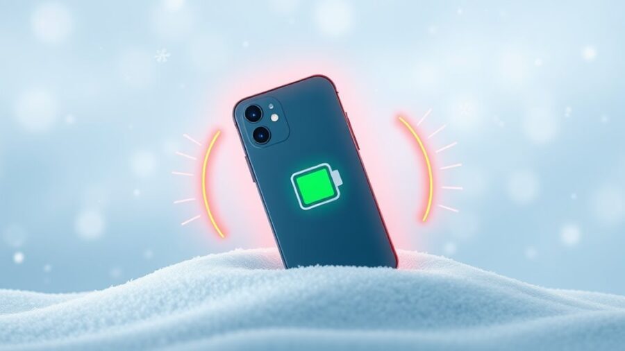 Jak dbać o baterię iPhone’a zimą?