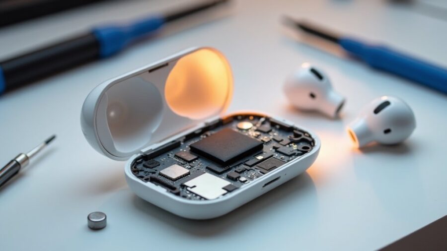 Czy można wymienić tylko baterię w AirPods bez uszkodzenia etui?