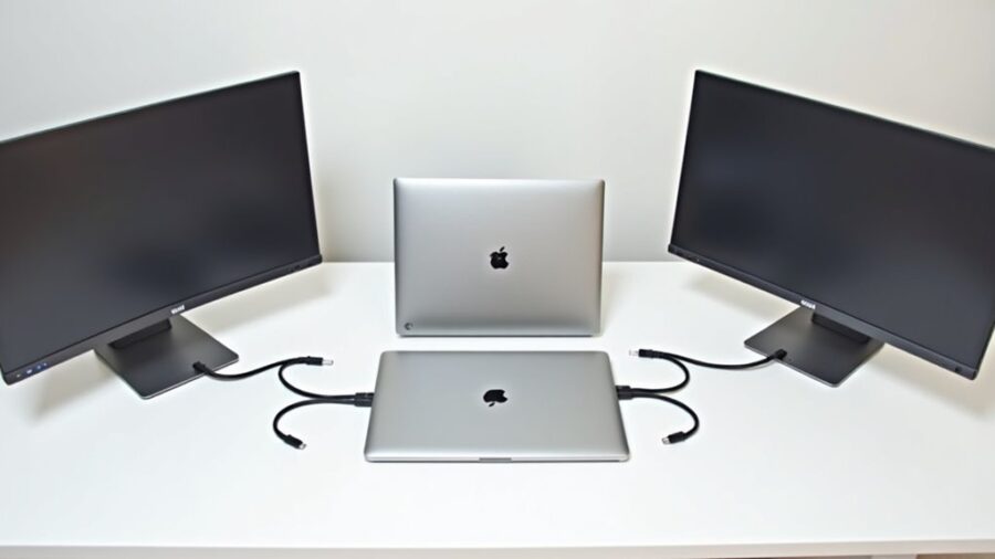 Jak podłączyć dwa monitory do MacBooka z procesorem M3?