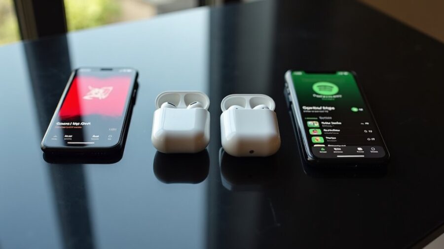 Apple Music kontra Spotify – co brzmi lepiej na AirPods?
