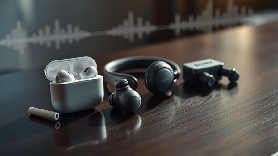 Porównanie jakości dźwięku rozmów: AirPods Pro vs Bose vs Sony