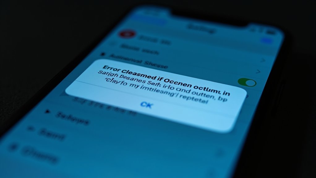 niepowodzenie weryfikacji nieznanego komponentu